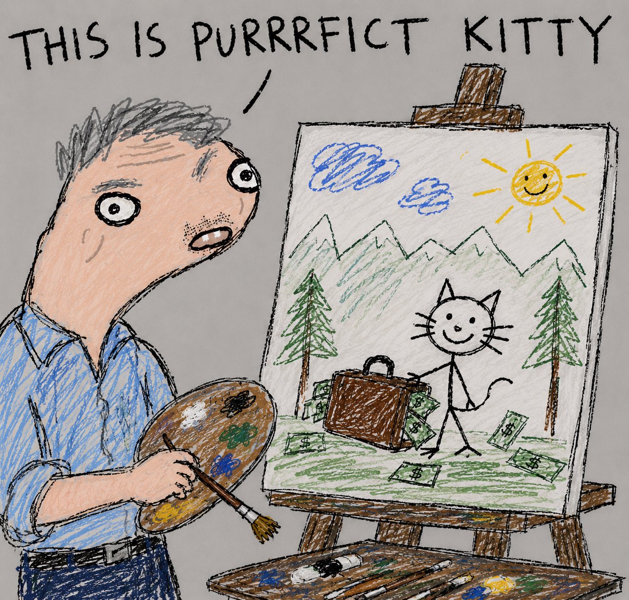 this is purrrfict kitty